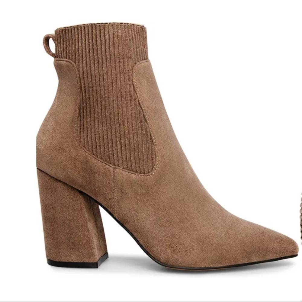 Taupe Sock Booties
